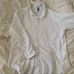 Robert Graham White Patterned Button Down (crafted in Italy)